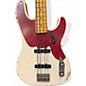 Used Nash Guitars TELE BASS RELIC WHITE Electric Bass Guitar thumbnail
