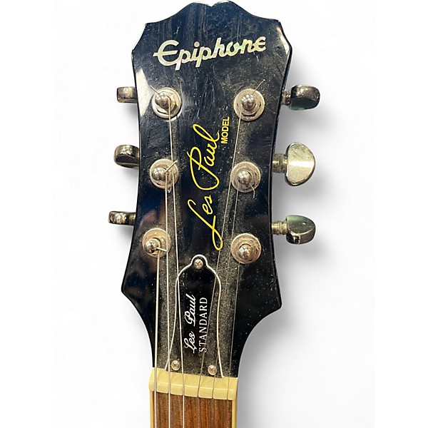 Used Epiphone Les Paul Standard Black Solid Body Electric Guitar