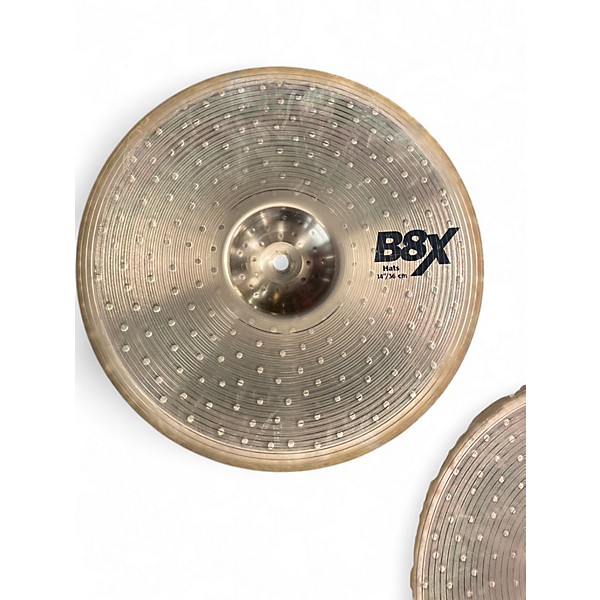 Used SABIAN 14in B8X HIHATS Cymbal
