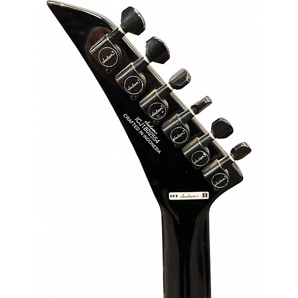 Used 2014 Jackson KEXQ Trans Black Quilted Solid Body Electric Guitar