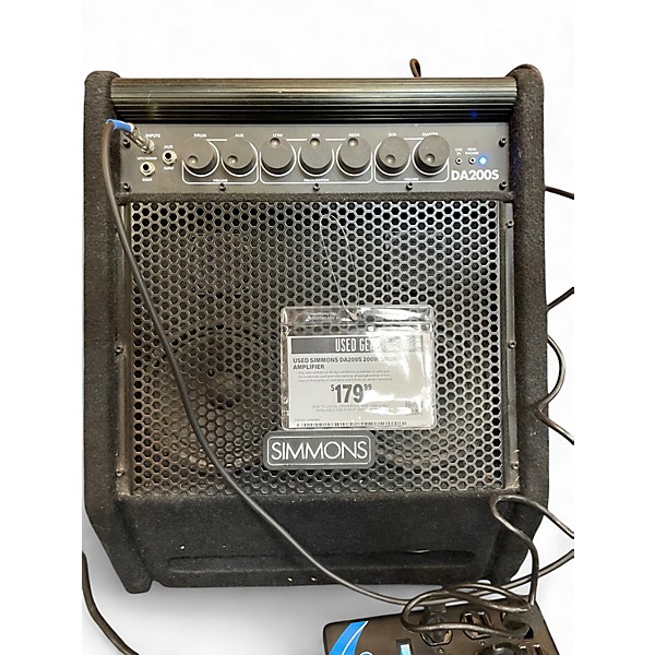 Used Simmons DA200S 200W Drum Amplifier