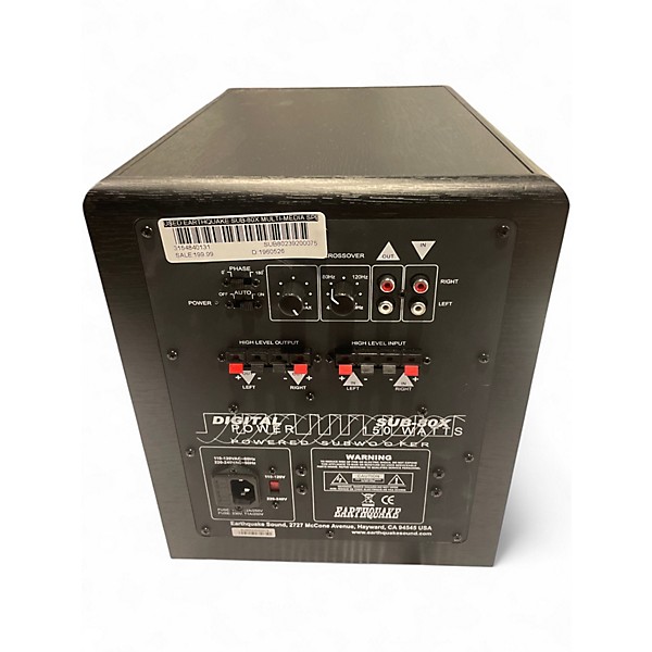 Used Earthquake SUB-80X Multi-Media Speaker