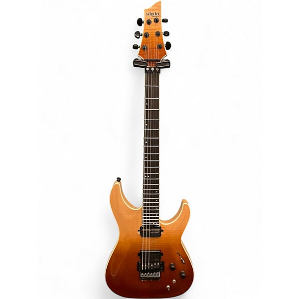 Used Schecter Guitar Research C1 FR Antique Burst Solid Body Electric Guitar