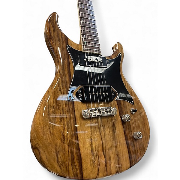 Used Giffin Guitars T2 Black Limba Natural Solid Body Electric Guitar