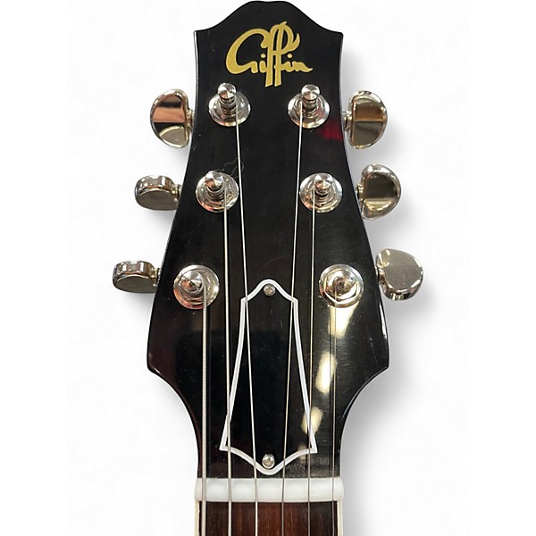 Used Giffin Guitars T2 Black Limba Natural Solid Body Electric Guitar