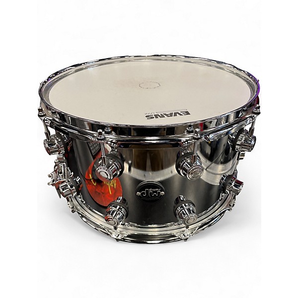 Used DW 8X14 Performance Series Steel Snare Silver Drum