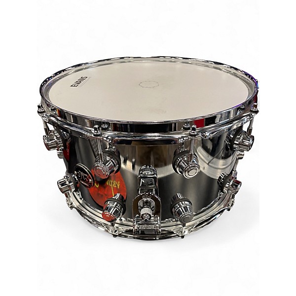 Used DW 8X14 Performance Series Steel Snare Silver Drum