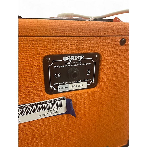Used Orange Amplifiers PPC108 Micro Terror 1X8 Guitar Cabinet