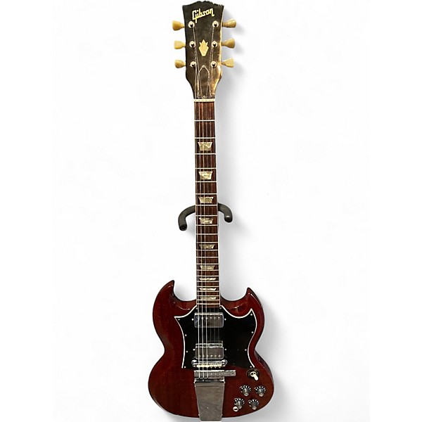 Vintage 1970 Gibson SG Cherry Solid Body Electric Guitar