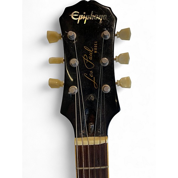 Used Epiphone Les Paul 2 Color Sunburst Solid Body Electric Guitar