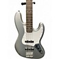 Used Squier Affinity Jazz Bass Silver Electric Bass Guitar
