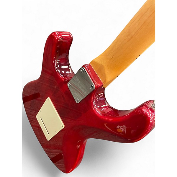 Used Dean AVALANCHE Trans Red Solid Body Electric Guitar