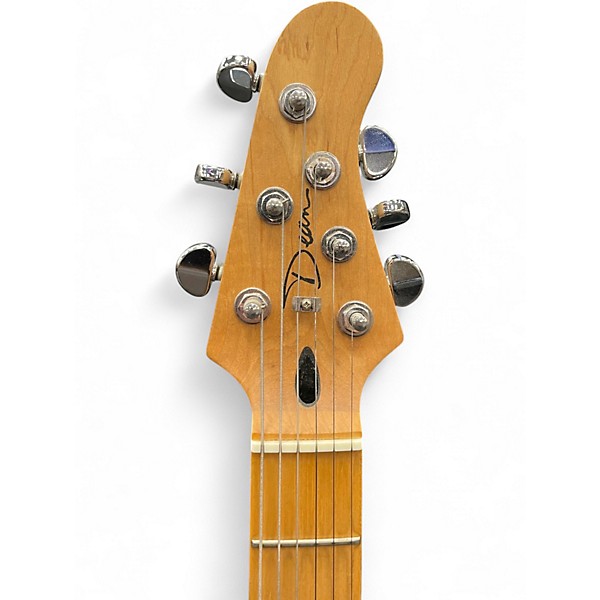 Used Dean AVALANCHE Trans Red Solid Body Electric Guitar