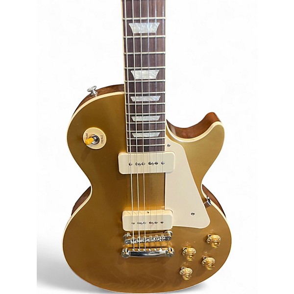 Used Gibson LES PAUL STANDARD 50S P90 Gold Solid Body Electric Guitar
