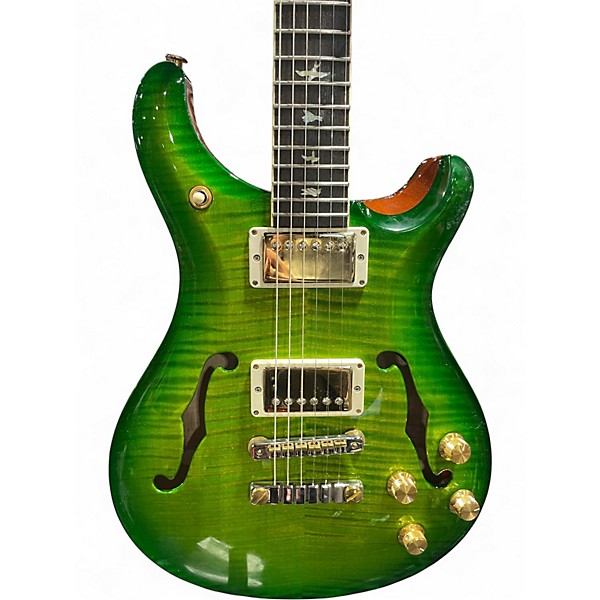 Used PRS 594 Hollowbody II Eriza Verde Hollow Body Electric Guitar