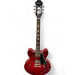 Used Epiphone ES-335 PRO Red Hollow Body Electric Guitar