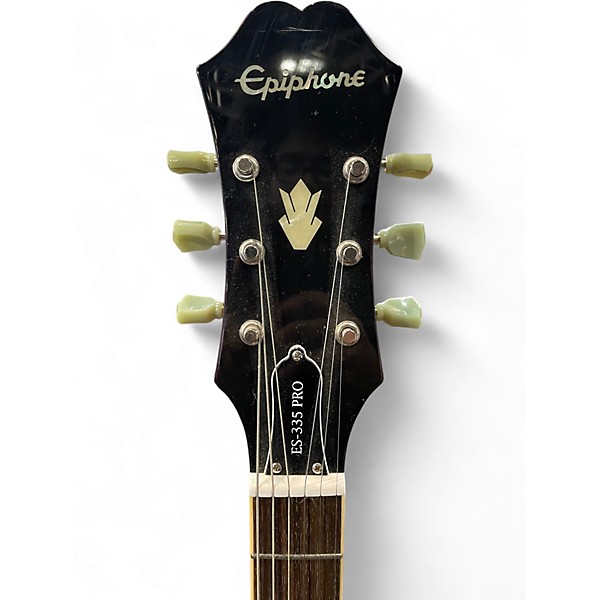 Used Epiphone ES-335 PRO Red Hollow Body Electric Guitar