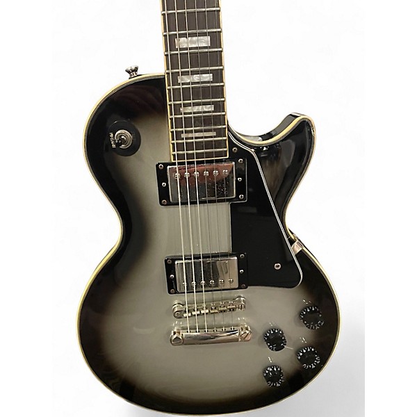 Used Epiphone Les Paul Custom Pro Silverburst Solid Body Electric Guitar