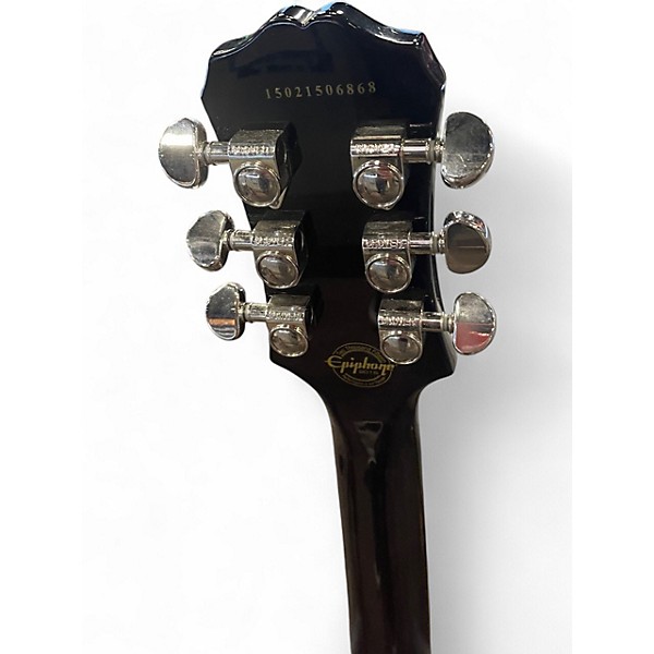 Used Epiphone Les Paul Custom Pro Silverburst Solid Body Electric Guitar