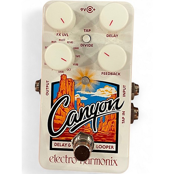 Used Electro-Harmonix Canyon Delay and Looper Effect Pedal