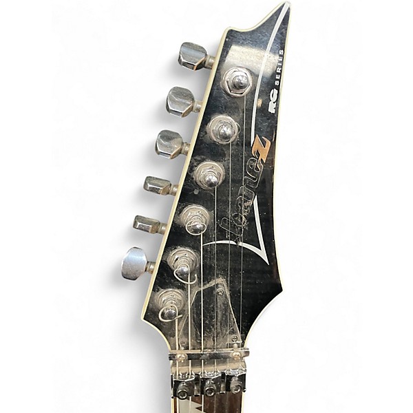 Used Ibanez rg4exfm1 BLACK Solid Body Electric Guitar