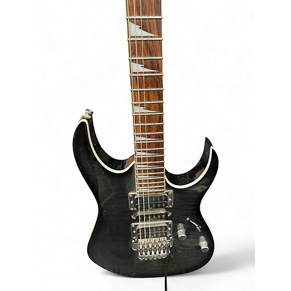 Used Ibanez rg4exfm1 BLACK Solid Body Electric Guitar