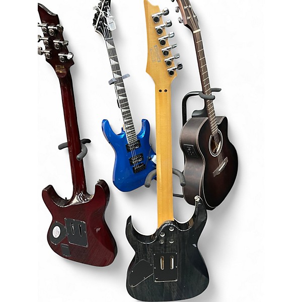 Used Ibanez rg4exfm1 BLACK Solid Body Electric Guitar