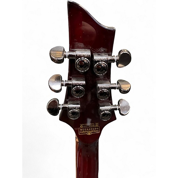 Used Schecter Guitar Research Hellraiser C1 red Solid Body Electric Guitar