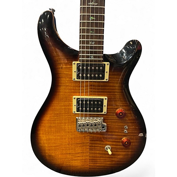 Used PRS SE Custom 24 3 Color Sunburst Solid Body Electric Guitar
