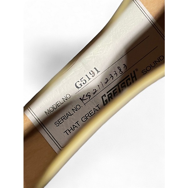 Used Gretsch Guitars G5191 Tim Armstrong Signature Electromatic Left Handed Black Hollow Body Electric Guitar