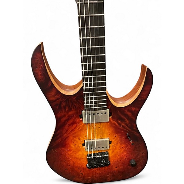 Used Mayones DUVELL ELITE 6 LAVA Worn Natural Solid Body Electric Guitar