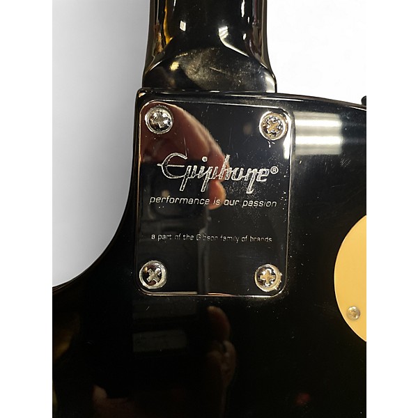 Used Epiphone Les Paul 100 Bolt On Black Solid Body Electric Guitar