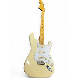 Used Fender Jimi Hendrix Stratocaster White Solid Body Electric Guitar