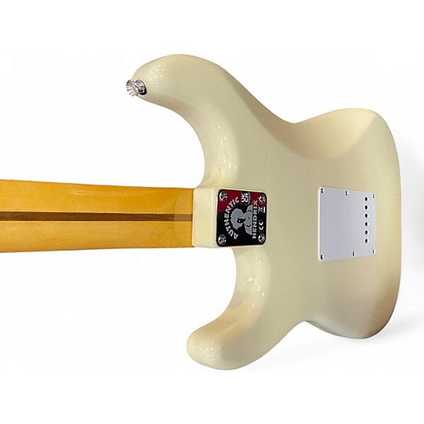 Used Fender Jimi Hendrix Stratocaster White Solid Body Electric Guitar