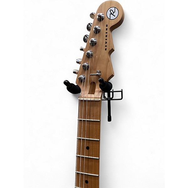 Used Reverend DOUBLE AGENT OG Black Solid Body Electric Guitar