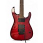 Used Jackson DKMG Dinky RED FLAME Solid Body Electric Guitar