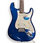 Used Fender Standard Stratocaster HSS Electron Blue Metallic Solid Body Electric Guitar