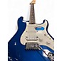 Used Fender Standard Stratocaster HSS Electron Blue Metallic Solid Body Electric Guitar