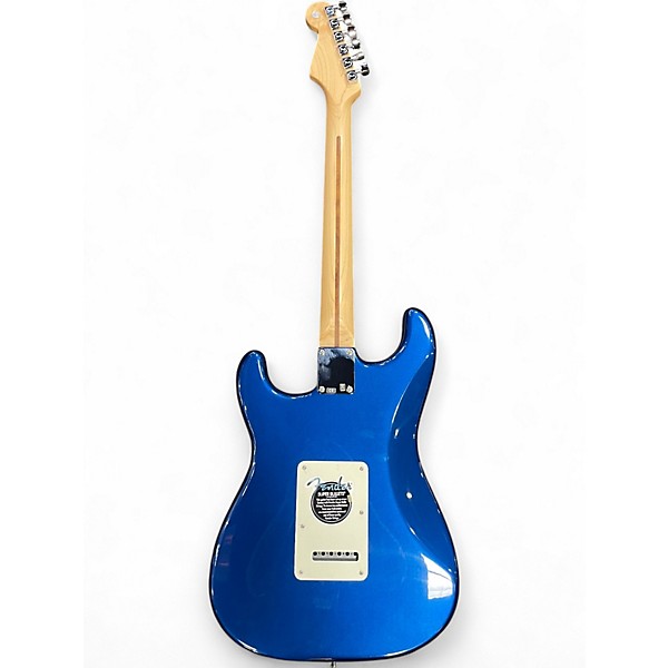 Used Fender Standard Stratocaster HSS Electron Blue Metallic Solid Body Electric Guitar