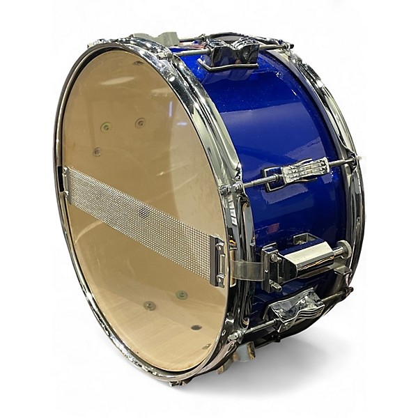 Used Ludwig 7.5X14 Accent CS Snare Blue Drum