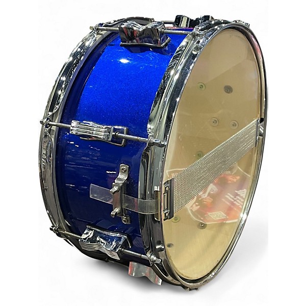 Used Ludwig 7.5X14 Accent CS Snare Blue Drum