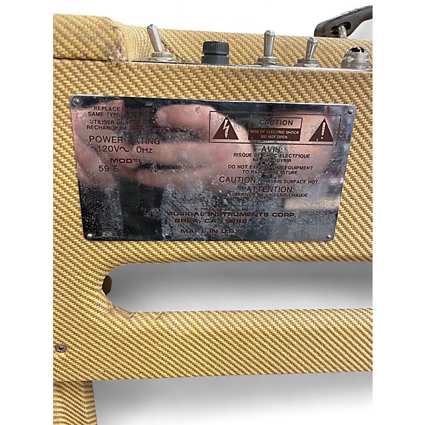 Used Fender 1959 Reissue Bassman 50W 4x10 Tube Guitar Combo Amp