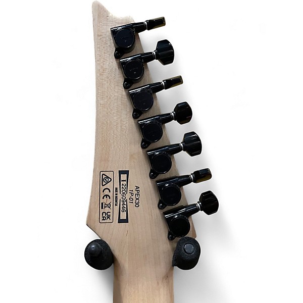 Used Ibanez APEX30  SILVER Solid Body Electric Guitar