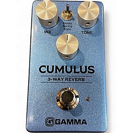 Used GAMMA CUMULUS 3-WAY REVERB Effect Pedal