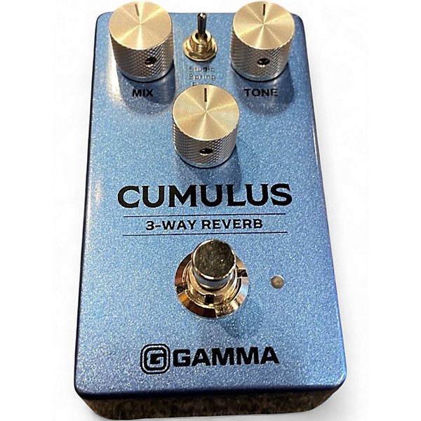 Used GAMMA CUMULUS 3-WAY REVERB Effect Pedal