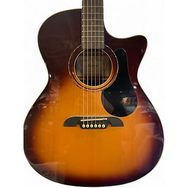 Used Alvarez RG260CE Sunburst Acoustic Electric Guitar