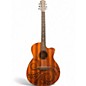 Used Luna Gypsy Tattoo Mahogany Mahogany Acoustic Electric Guitar thumbnail