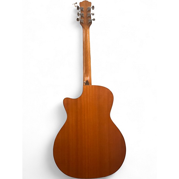 Used Luna Gypsy Tattoo Mahogany Mahogany Acoustic Electric Guitar