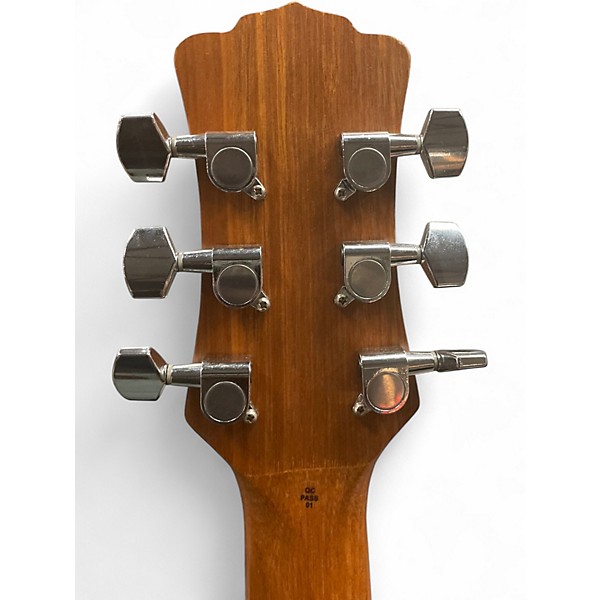 Used Luna Gypsy Tattoo Mahogany Mahogany Acoustic Electric Guitar