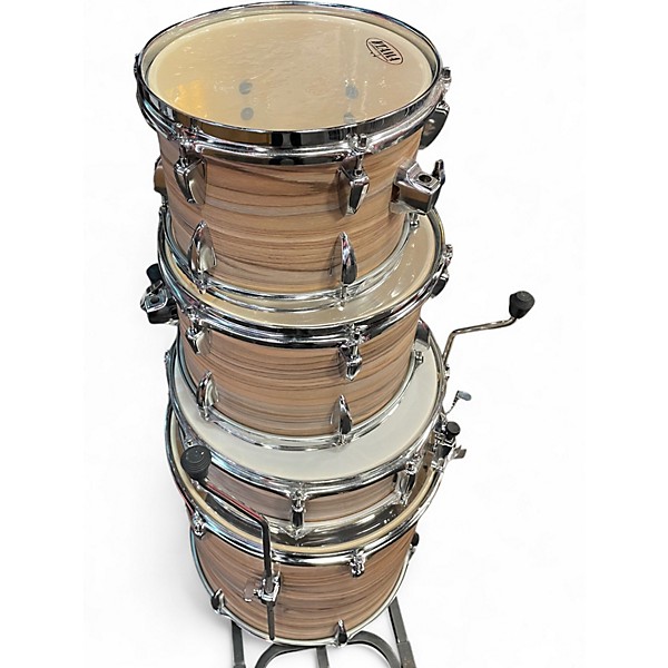 Used TAMA 6 Piece Imperialstar ZEBRAWOOD Drum Kit